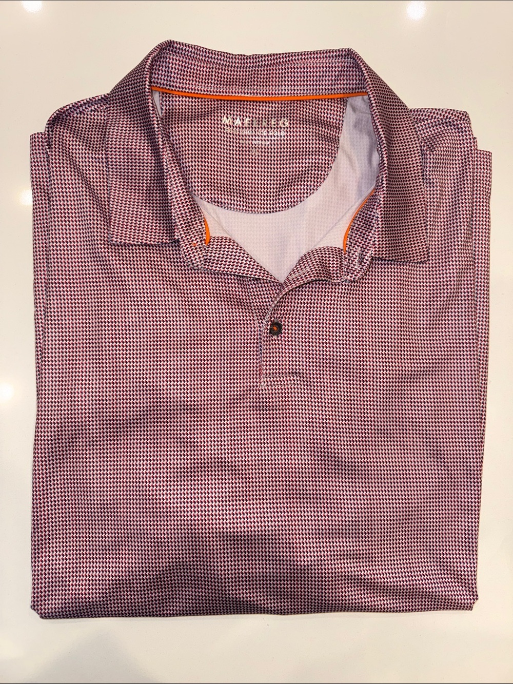 MAELREG Men’s Short Sleeve golf polo size 3XL look